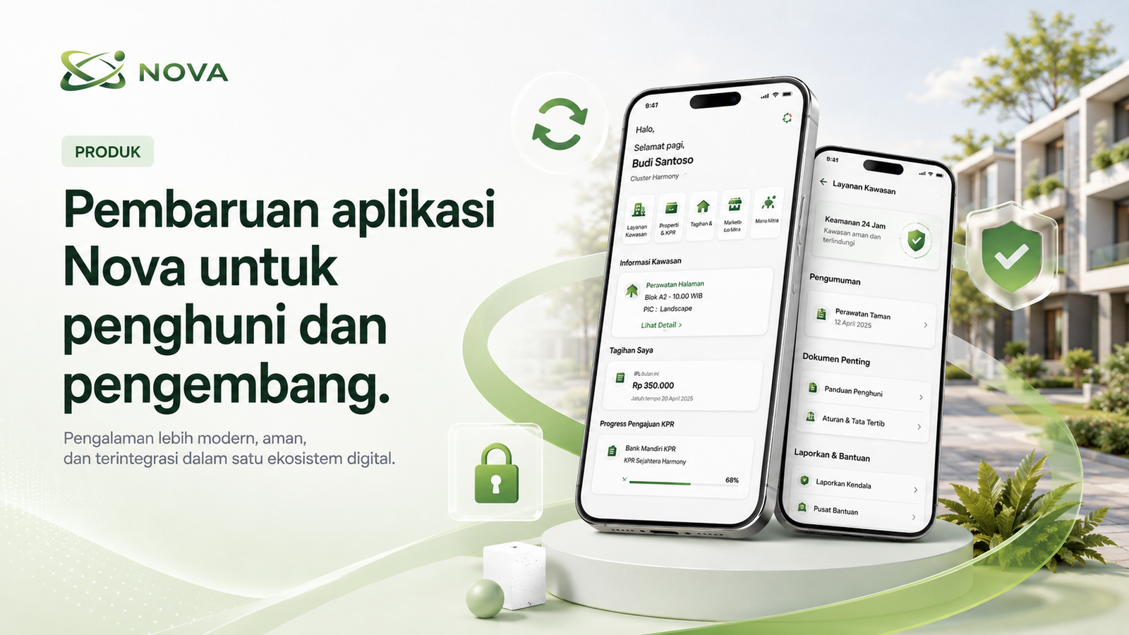 Pembaruan fitur dan produk aplikasi Nova